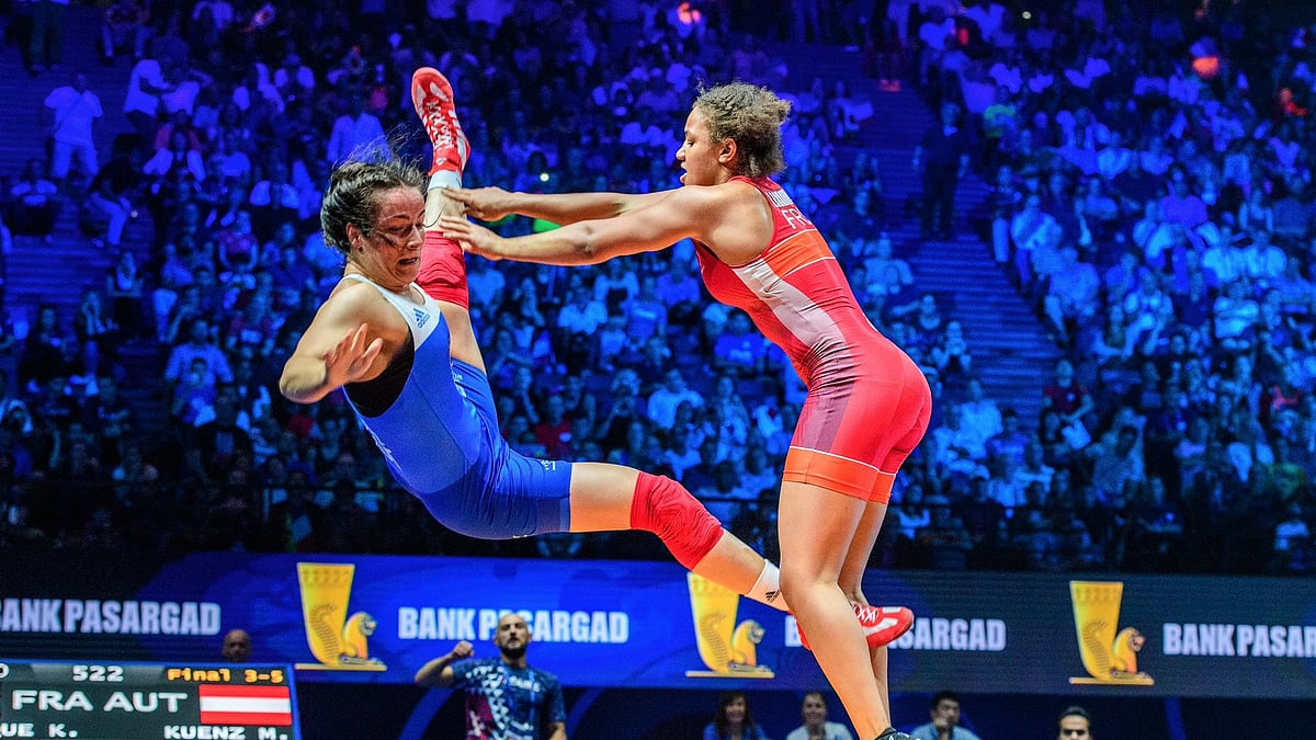 Representative photo for Wrestling at Paris Olympics 2024.  - X | United World Wrestling